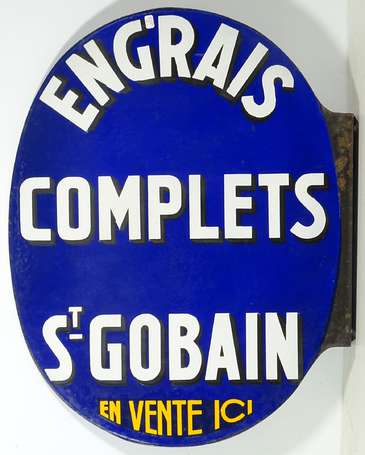 ENGRAIS SAINT-GOBAIN : Plaque émaillée double-face