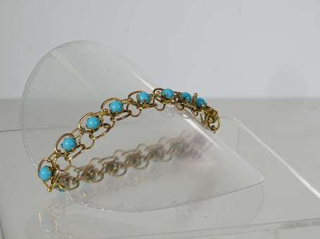 Bracelet ruban souple en or jaune 18K (750°/00) 