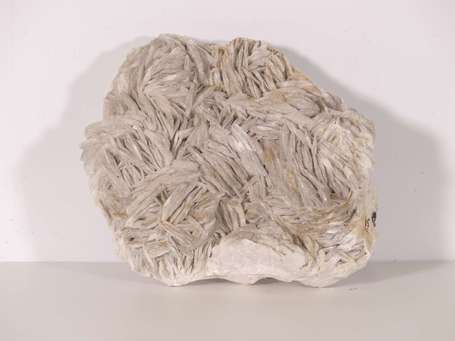 Barytine blanche crêtée. L. 26 cm, l. 21 cm