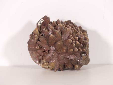 Calcite dent de chien. H. 9,5 cm, L. 8,5 cm, P. 