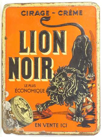 LION NOIR Cirage Crème : Tôle lithographiée 