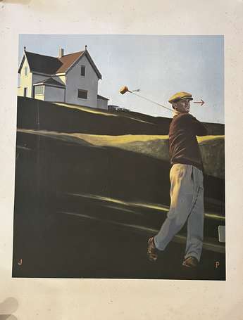SPORT- « Golf » - Affiche ancienne illustrée 