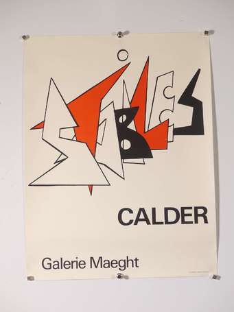 CALDER Alexandre - Affiche pour une exposition à 