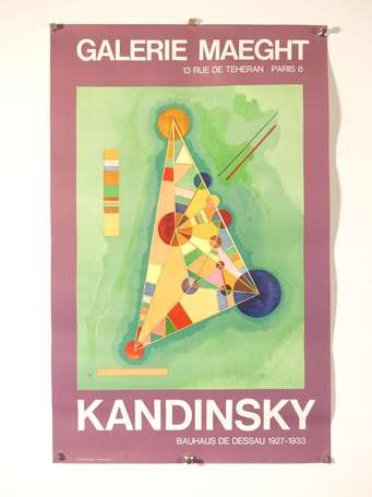 KANDINSKY Wassilly - Affiche pour une exposition 