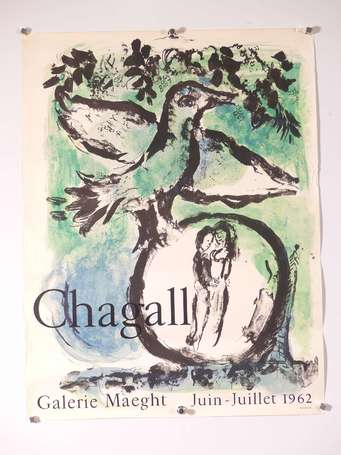 CHAGALL Marc - Affiche pour l'exposition en 