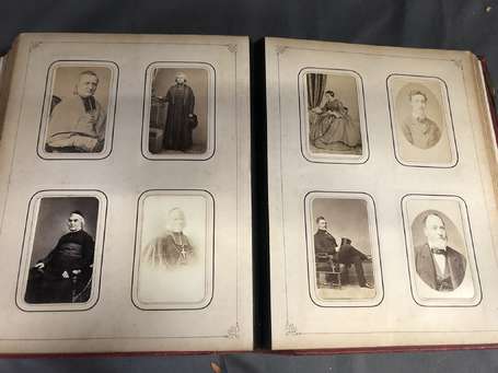 Album de Photos CDV , famille bourgeoise