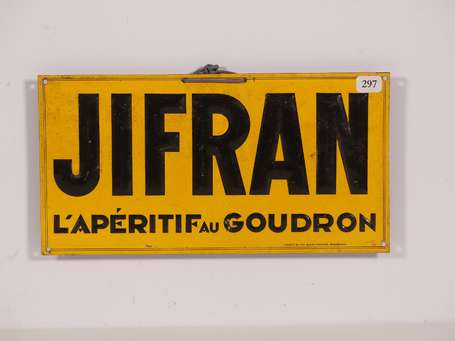 JIFRAN « L'Apéritif au Goudron » : Bandeau en tôle