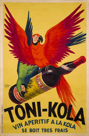 TONI-KOLA « Vin Apéritif à la Kola » : Affiche 
