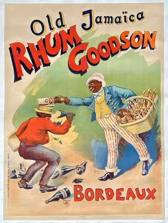 RHUM GOODSON /à Bordeaux : Affiche lithographiée 