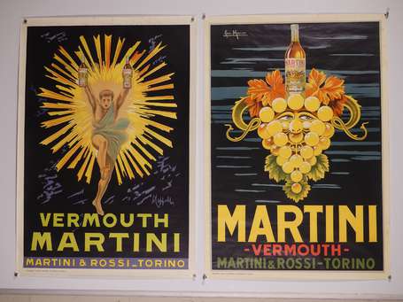 MARTINI Vermouth : 2 rééditions des affiches de 