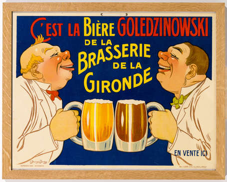 BIÈRE GOLEDZINOWSKI / BRASSERIE DE LA GIRONDE : 