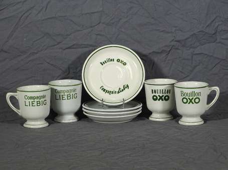 COMPAGNIE LIEBIG / BOUILLON OXO : 4 Tasses et 