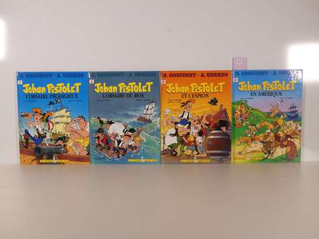 Uderzo : 4 albums : Jehan Pistolet 1 à 4 ; 