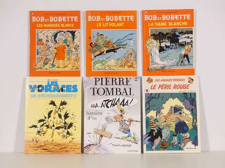 Collectif : 6 albums : Bob et Bobette 112, 124 et 