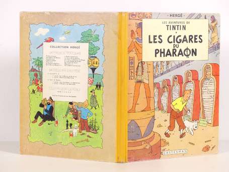 Hergé : Tintin 4 : Les Cigares du Pharaon en 