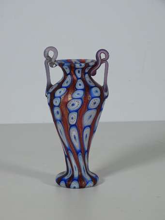FRATELLI TOSO, Murano - Vase balustre à deux anses