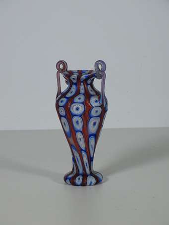 FRATELLI TOSO, Murano - Vase balustre à deux anses