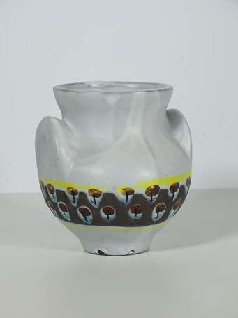 CAPRON Roger (1922-2006) - Vase à oreilles en 