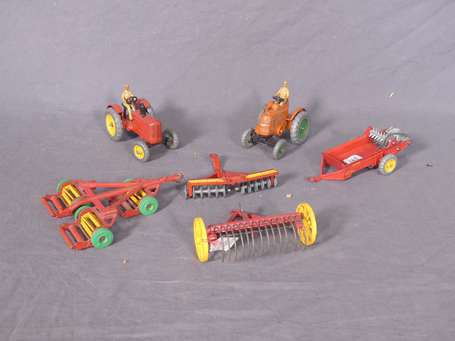 Dinky toys - Ensemble d'engins agricoles (6 