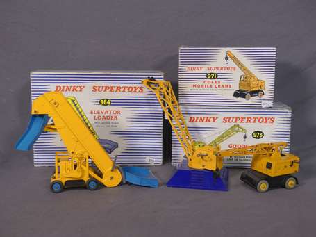 Dinky toys GB - Lot de 3 véhicules de travaux  - 