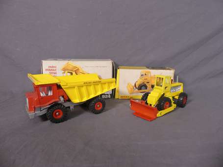 Dinky toys GB - 2 véhicules - Aveling Barford 