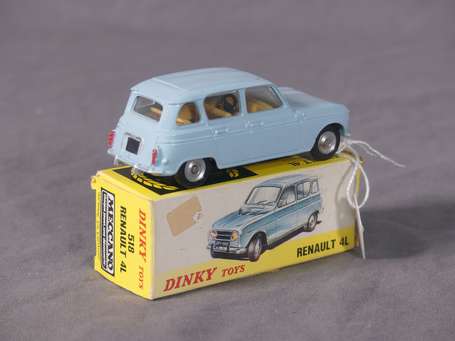 Dinky toys Espagne - Renault 4TL - Couleur bleu 