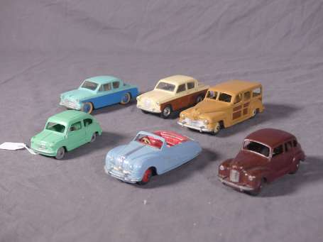 Dinky toys GB - 6 véhicules - dont Fiat 600 - 