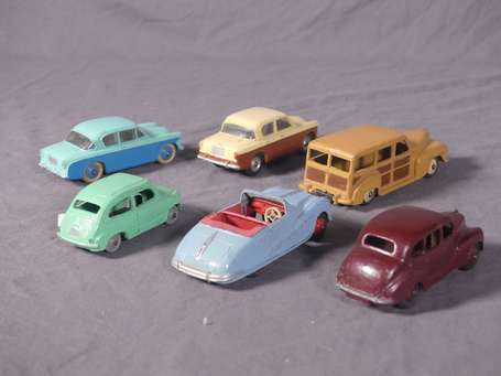 Dinky toys GB - 6 véhicules - dont Fiat 600 - 