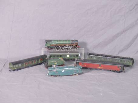 Divers Ho - Lot de locomotives et voitures - en 
