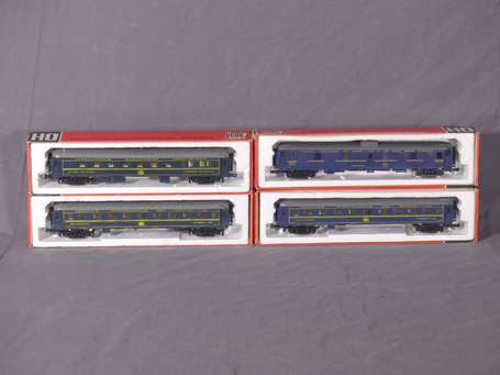 Jouef - 4 voitures CIWL - 5650/5630/5620 x2 - neuf