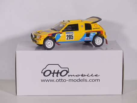 Otto models 1/18 - Peugeot 205 T16 raid Paris 