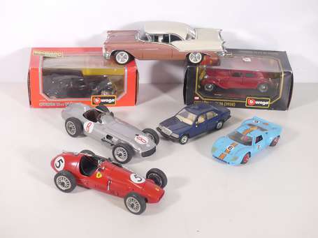 1/18 et divers - Lot de voitures dont Citroen 