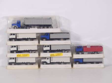 Efsi 1/72 - lot de 9 camions en boite