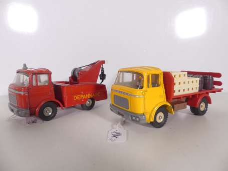 Dinky toys France - 2 Berliet  dépannage/brasseur-