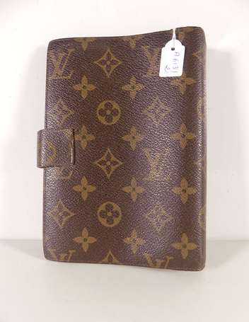 LOUIS VUITTON - Couverture de carnet en toile 