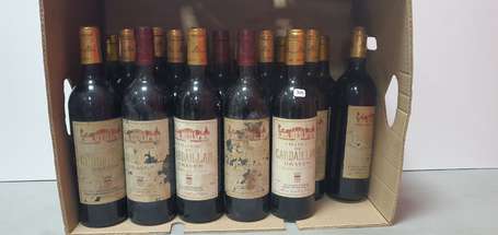 Lot de 17 bouteilles Château de Cardaillan, Graves