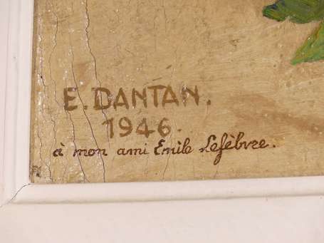 DANTAN E. (XXème siècle) Bouquet de pivoines. 