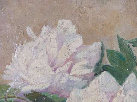 DANTAN E. (XXème siècle) Bouquet de pivoines. 