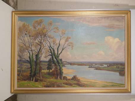 RAMEAU Claude (1876-1955). La Loire en nivernais. 