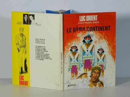Paape : Luc Orient  10 ; Le 6e continent en 