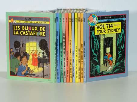 Hergé : 11 albums doubles : de Tintin au Congo à 