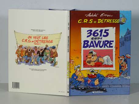 Achdé : C.R.S = détresse 2 ; 3615 code bavure en 