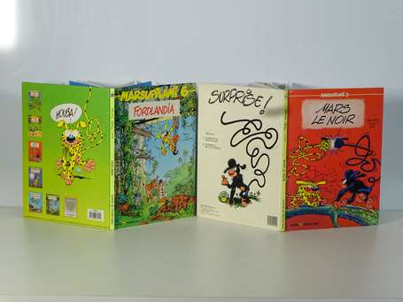 Batem : 2 albums : Le Marsupilami 3 et 6 ; Mars le