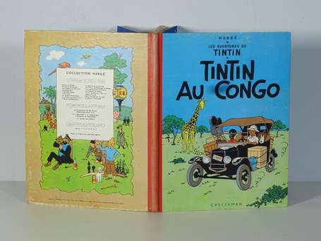 Hergé : Tintin 2 ; Tintin au Congo en réédition de
