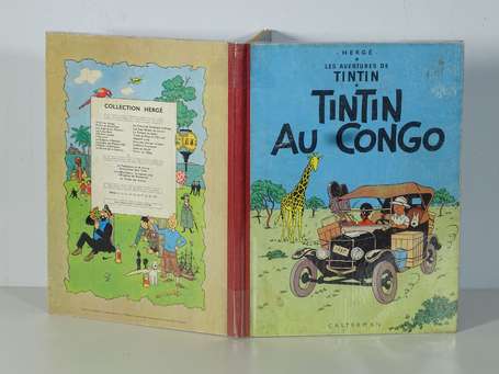 Hergé : Tintin 2 ; Tintin au Congo en réédition 