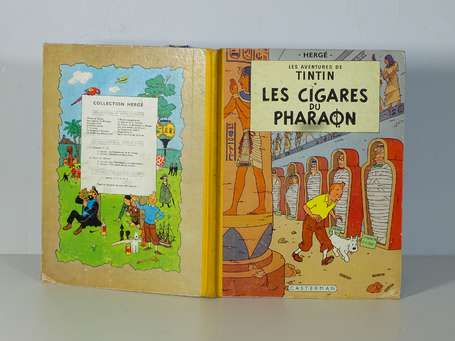Hergé : Tintin 4 : Les Cigares du Pharaon en 