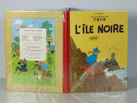 Hergé : Tintin 7 ; L'Île noire en réédition de 