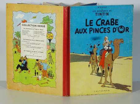 Hergé : Tintin 9 ; le Crabe aux pinces d'or en 