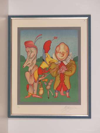 CHEMIAKINE Mikhail (1943-) Carnaval. Lithographie 