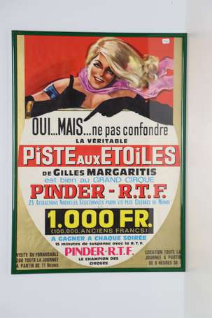 CIRQUE PINDER RTF - Lot de 4 affichettes : 